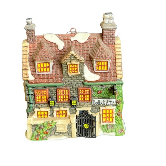 Department 56 Charles Dickens Heritage Dedlock Arms Ornament Collectors Edition - Picture 1 of 11